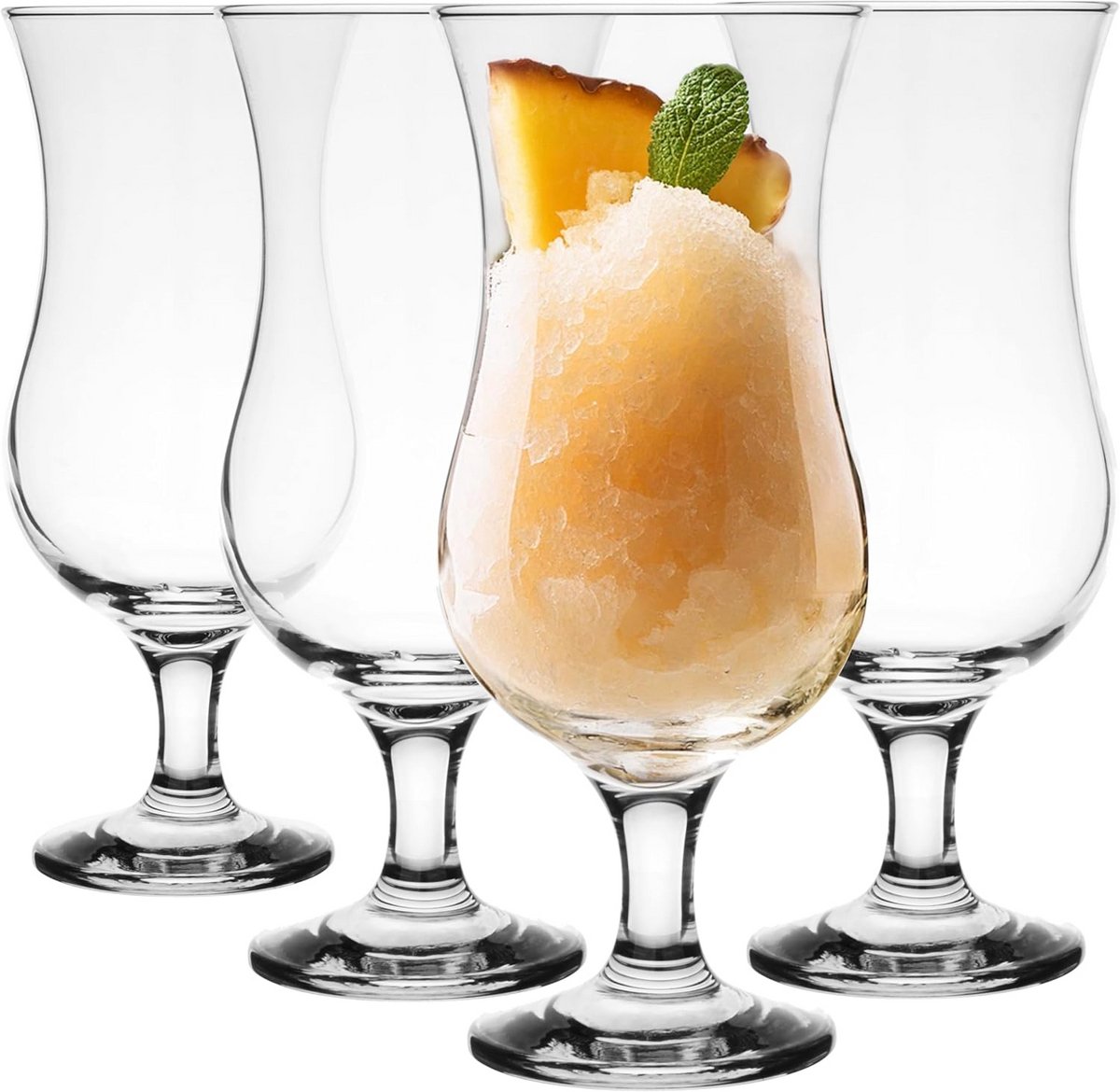 Set van 4 Cocktailglazen - Transparant Drinkgerei - 350 ml - Vaatwasserbestendig
