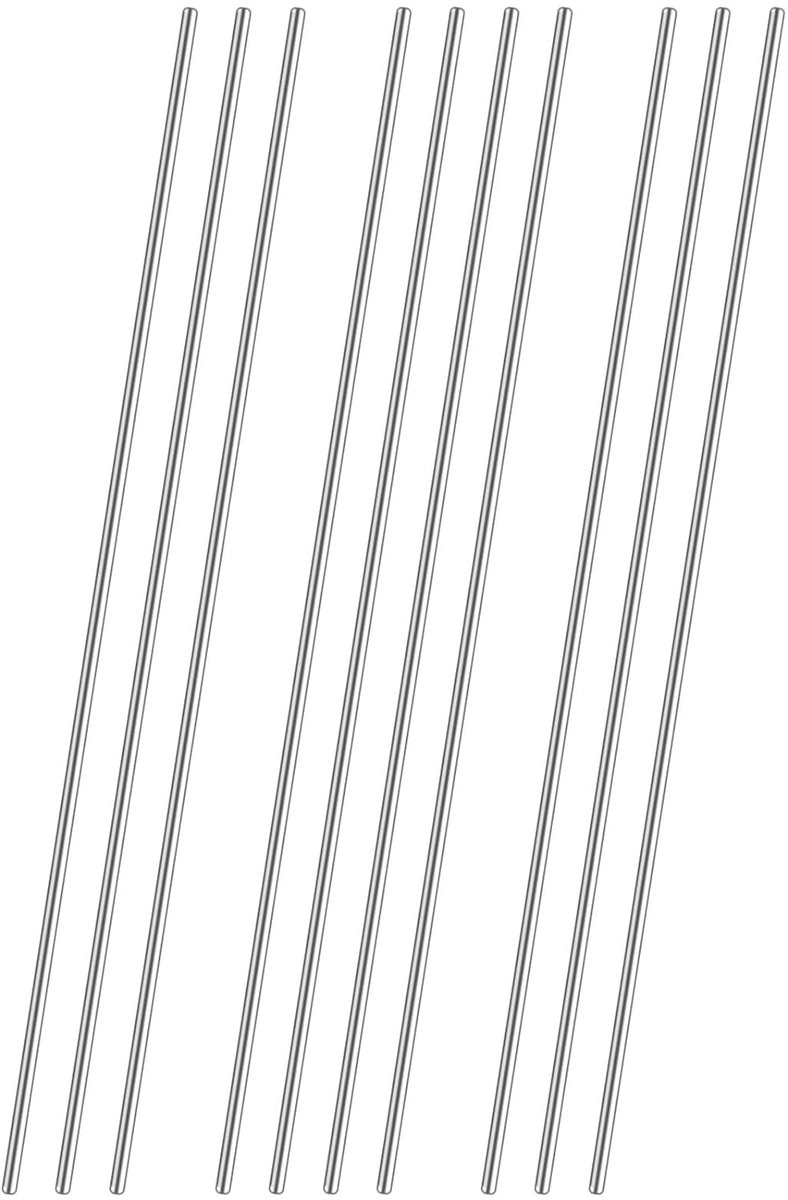 Roestvrijstalen buis 2 mm x 200 mm - 10 stuks voor DIY modellen