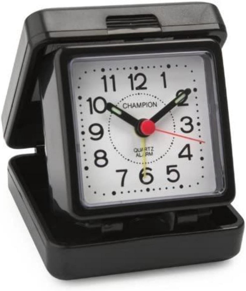 Reiswekker - Kleine Klok - Tijd Bewaken - Compact Opvouwbaar - 7.2 x 3.81 cm