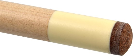 Poolbiljart Keu 147 cm - 2-delig, Birdseye-esdoorn, Conische Punt 12.75 mm, Lijntapijt Handgreep van Merkloos — afbeelding 4
