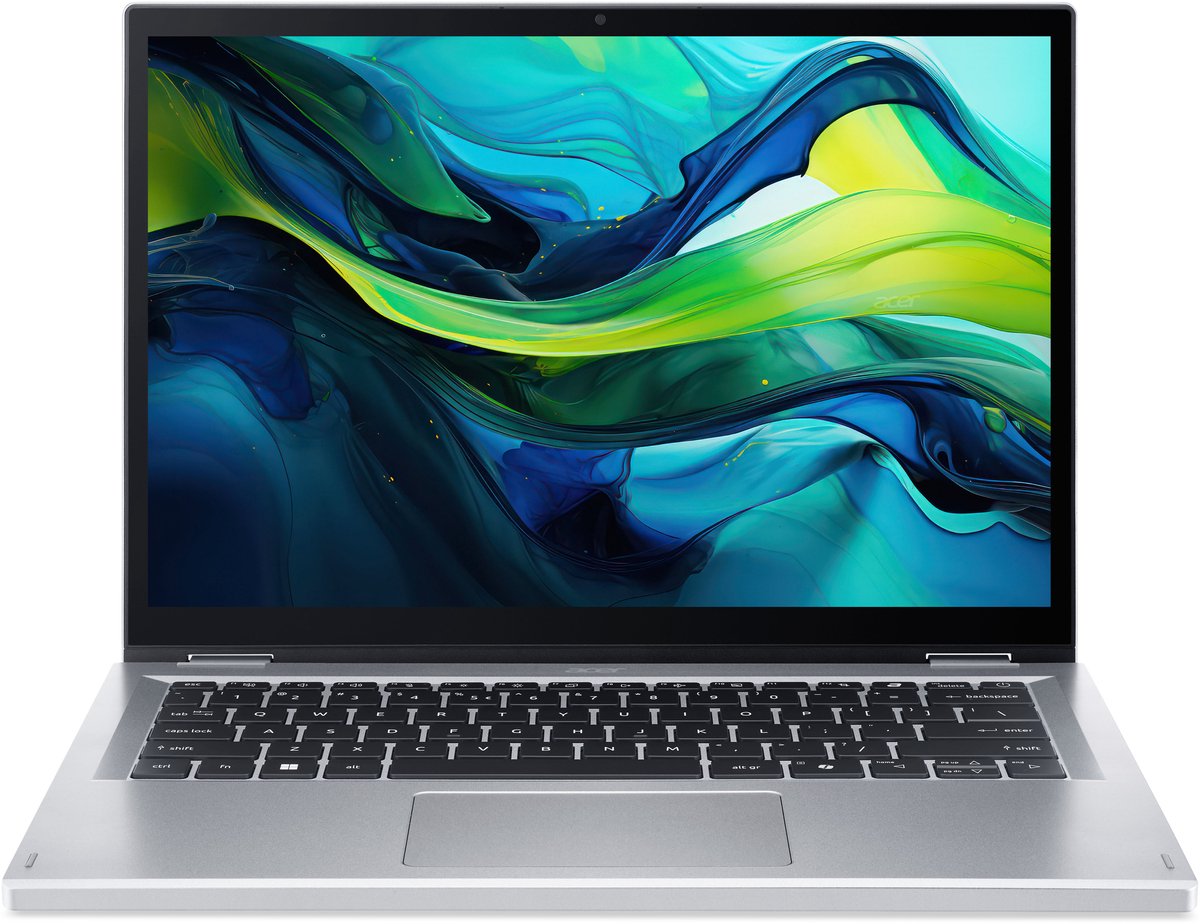 Aspire Go Spin 14 AGSP14-31PT-37XH - Laptop - 2-in-1 Convertible - 14 inch Touchscreen - Core 3 - 8GB - 128GB SSD - Zilver