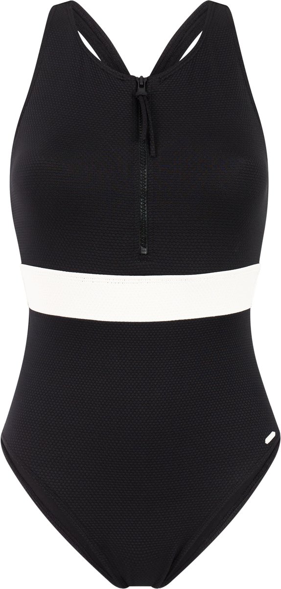 Protest PRTFloat Badpak Dames Normale pasvorm Uitneembare vulling Medium dekking Zwart