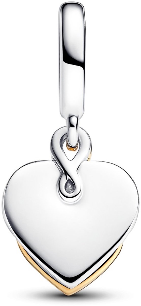 Pandora Graveerbare Moeder Dubbele Hangende Bedel met in Laboratorium Gekweekte Diamant - 763237C01 — cadeau in Sieraden - foto 5