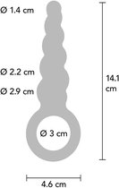 XR Brands Tom of Finland Screw U Anal Plug - Zwart | bol