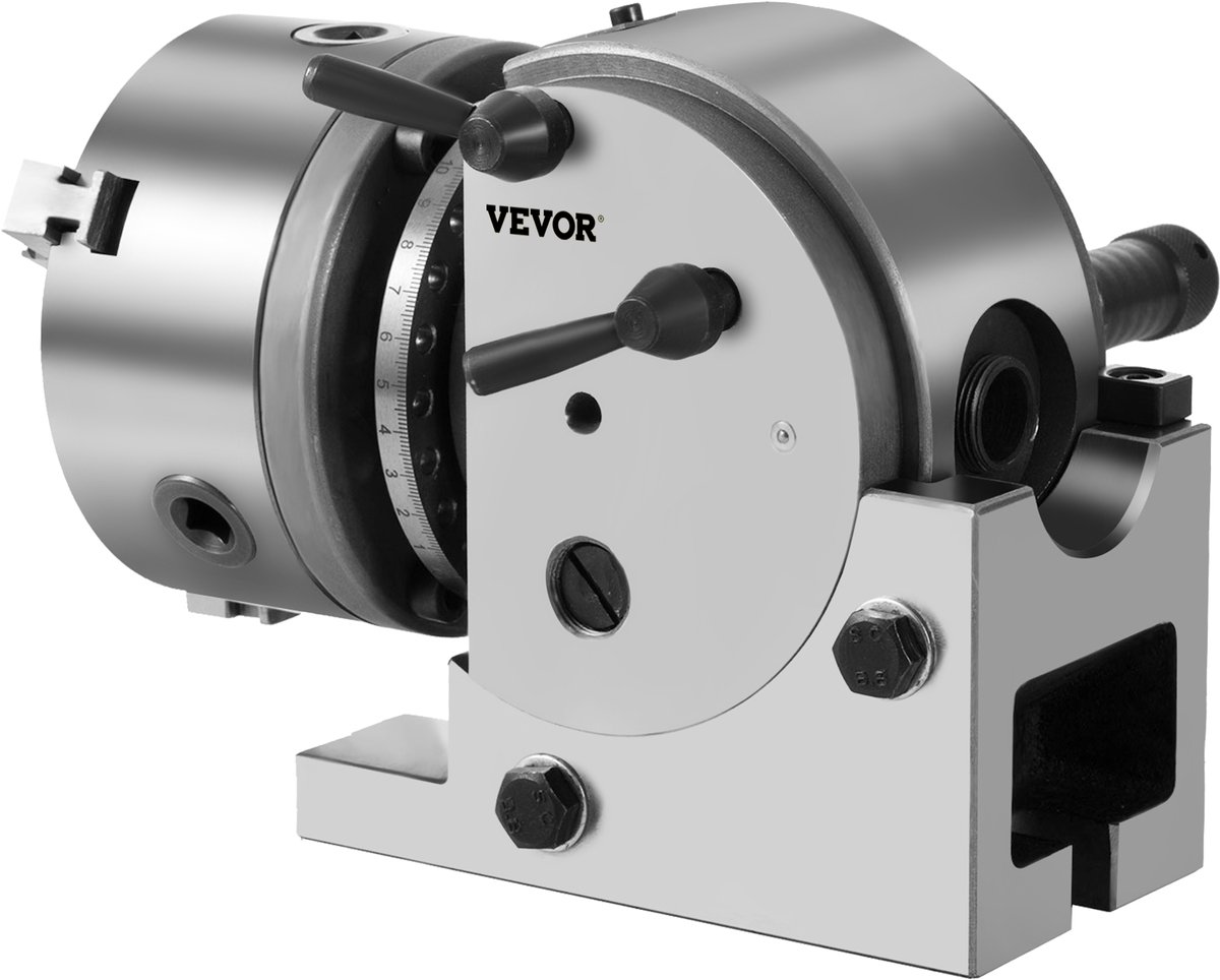 VEVOR BS-0 Precisiescheidingskop met 5" 3-klauwplaat Snel Hoge kwaliteit Betrouwbaar