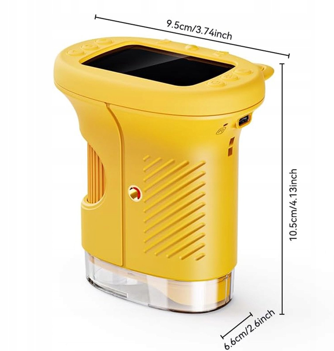 Kindermicroscopen - 1000x Digitale Kinder Microscoop - Geel - 8 LED-verlichting & 2MP Camera - Foto en Video Opname - 600mAh Oplaadbaar - Educatief & Wetenschappelijk Speelgoed voor Kinderen – foto 2