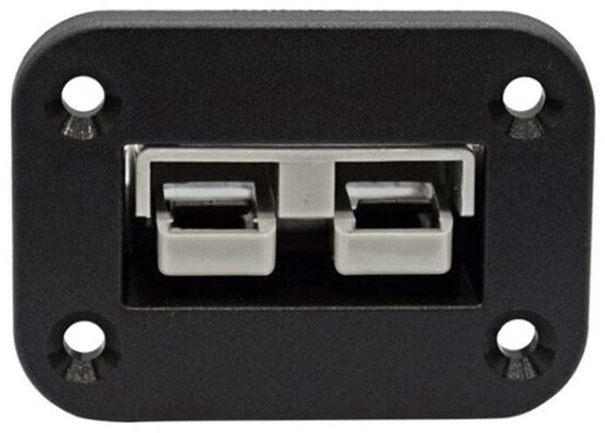 Inbouwframe voor Anderson-connectoren met stofkap - 90A