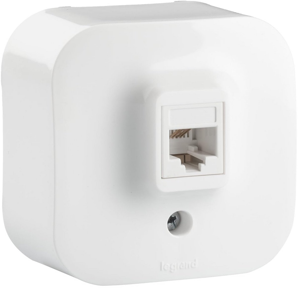 Wit RJ11 Stopcontact voor thuis en kantoorgebruik