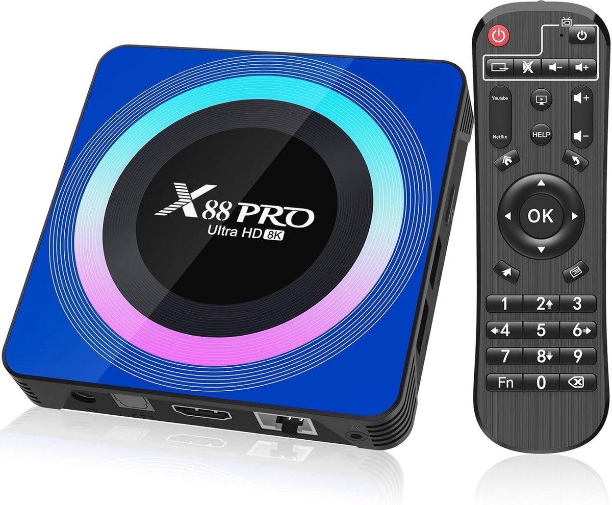Android 13.0 TV Box - 4GB RAM, 32GB ROM, RK3528 Quad-Core, WiFi 6, Bluetooth 5.0, HDMI 8K