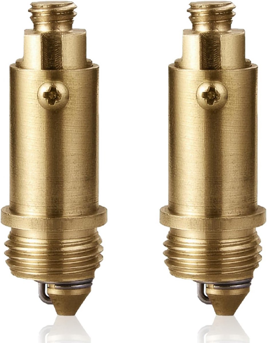 2 stuks universele wastafelstopper - duurzame klik Clack afvoerplug voor wastafels en badkuipen