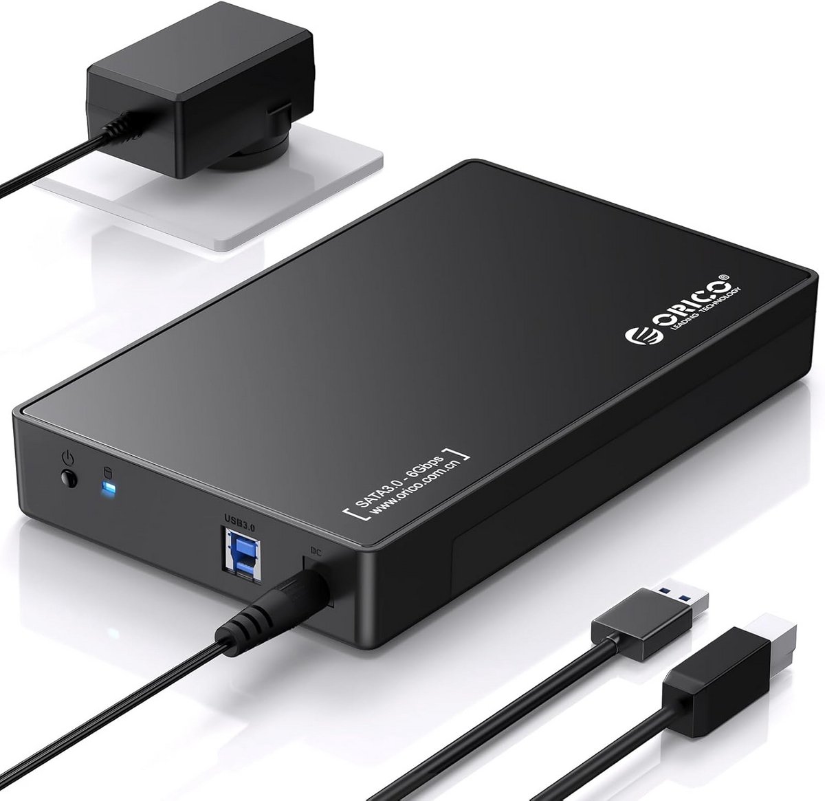 Externe HDD Behuizing USB 3.0 voor 3.5/2.5" SATA Schijven tot 16TB met Toolloos Ontwerp en UASP Acceleratie
