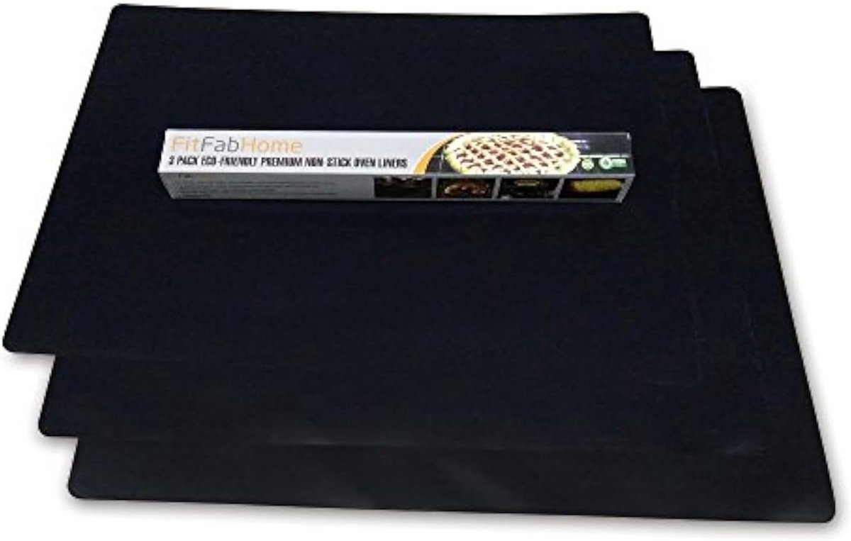 3-Pack Large Non-Stick Oven Liners - BPA and PFOA Free