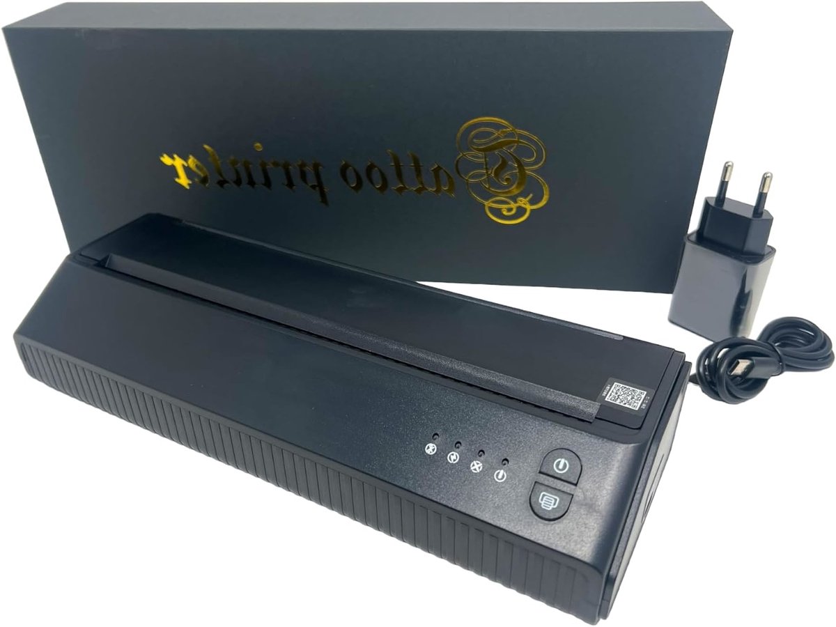Thermo-printer Tattoo – Draadloze Printer – Tattoo Stencil Printer – Mini Transfer Printer – Tattoo Transfer Machine – Draadloos Met Oplaadbare Batterij – Compact En Lichtgewicht
