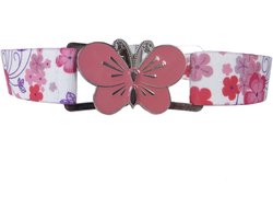 Olata Elastische Bloemen/Vlinder Riem voor Meisjes (1-6 Jaar)