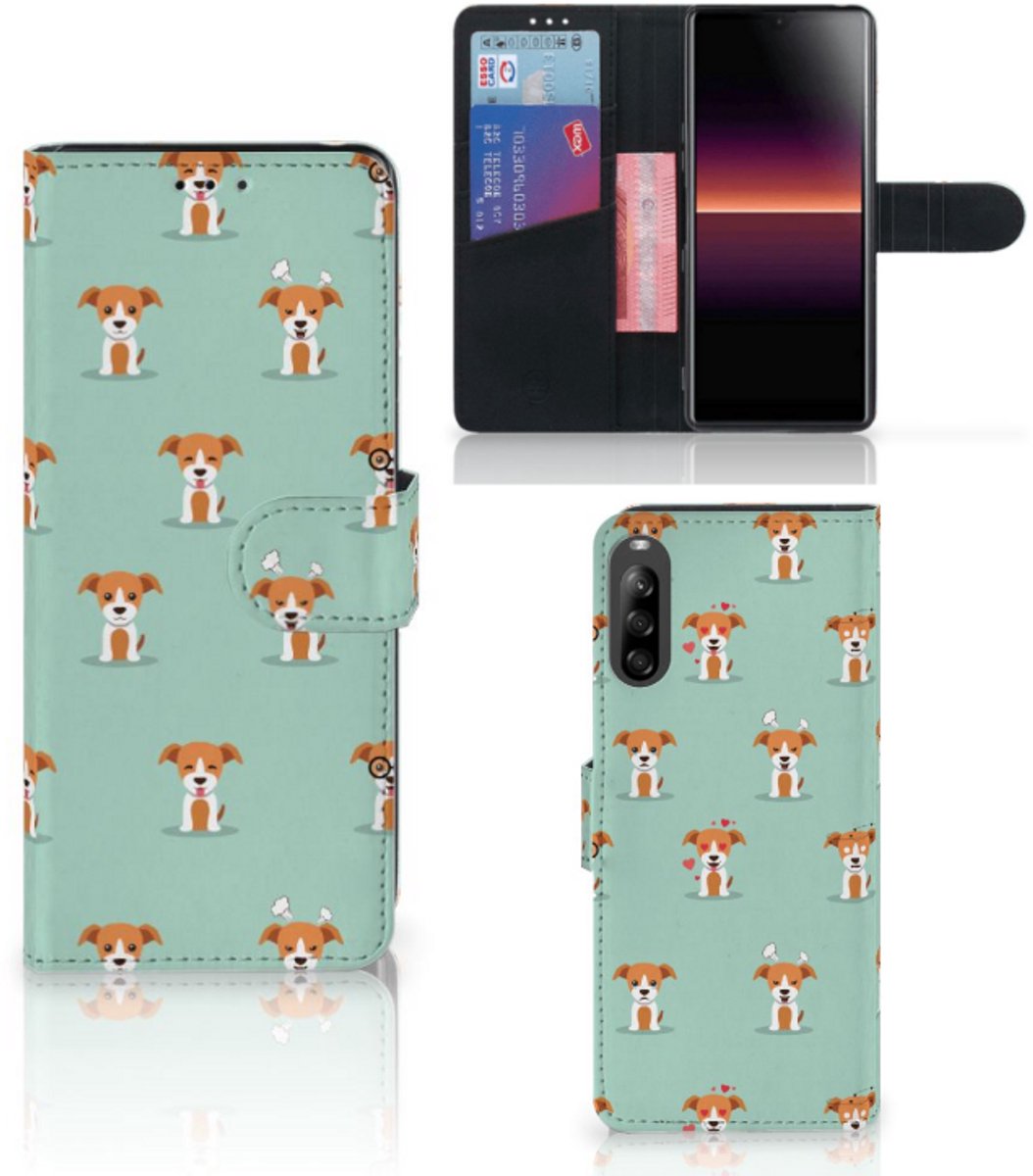 Sony Xperia L4 Telefoonhoesje met Pasjes Pups