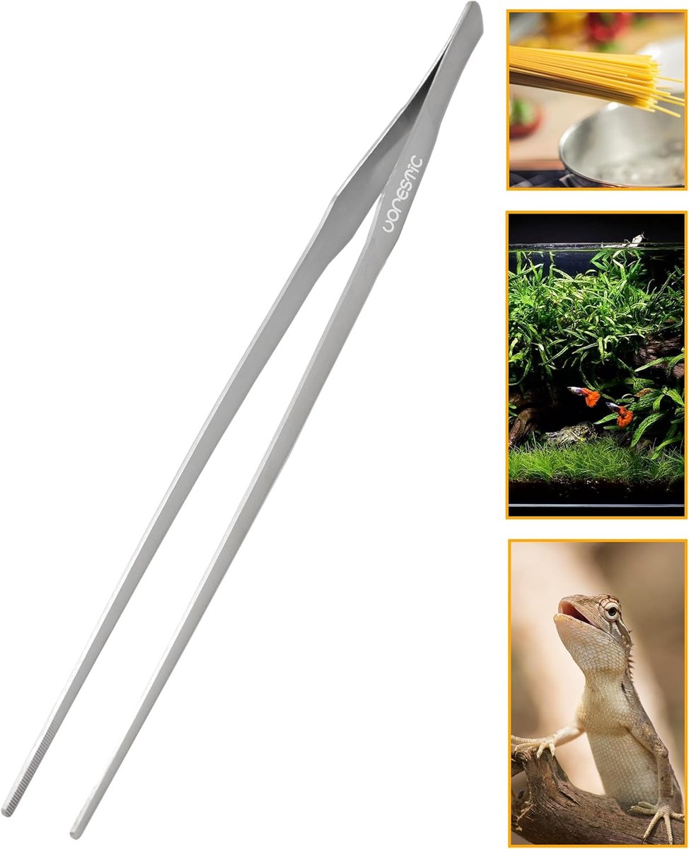 Rechthoekig Aquarium Pincet 38 cm - Perfect voor Aquascaping en Terrarium