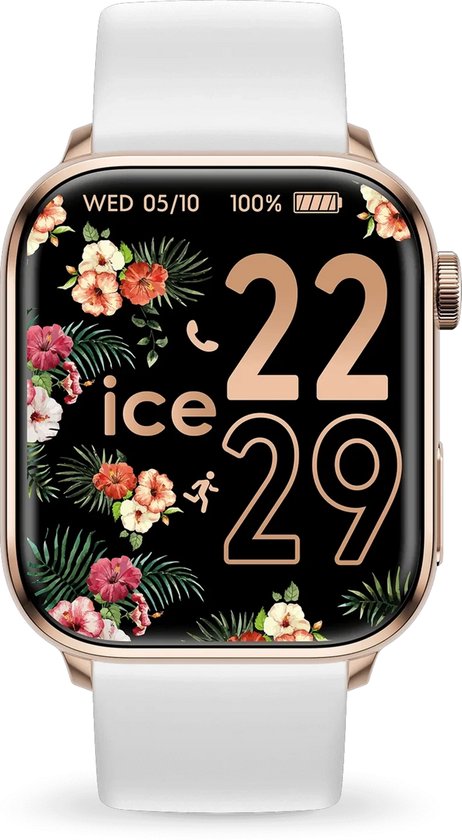 Montre Ice Watch Ice Smart 2.0 - Or Gold 022537 - Siliconen - Wit - Ø 40 mm