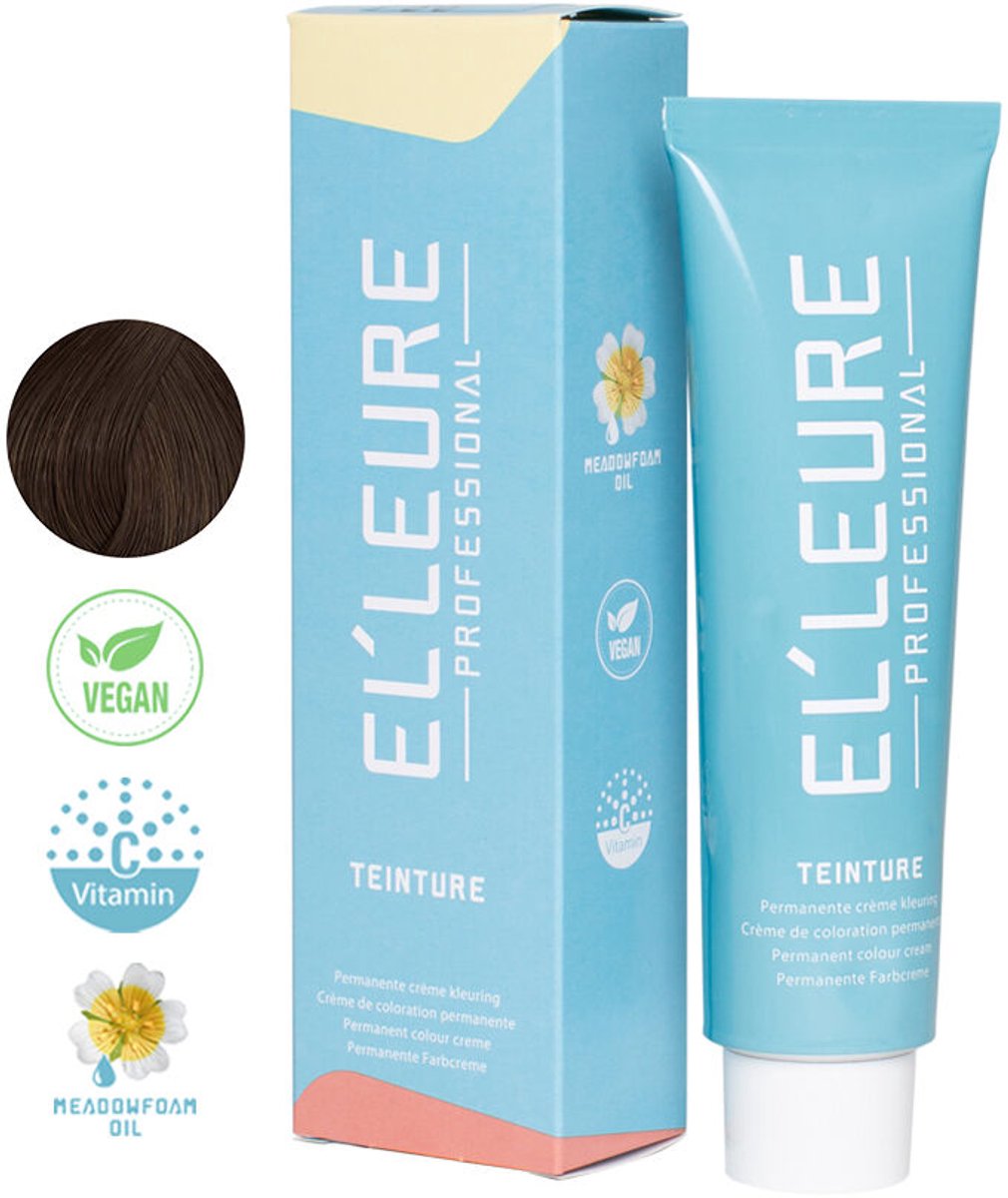 Elleure Haarverf - Teinture 7.8 middenblond intensief chocolade - 100 ml