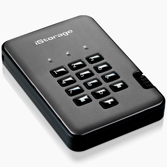 Beveiligde Externe Harde Schijf 500 GB met PIN Code en Hardware Versleuteling van Merkloos — afbeelding 4