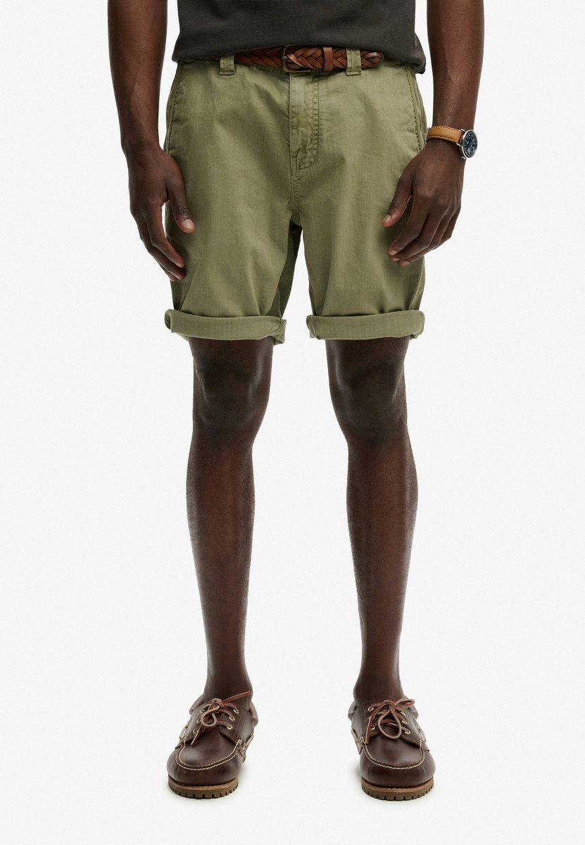 Superdry Utility Chino Shorts Heren Korte broeken Groen