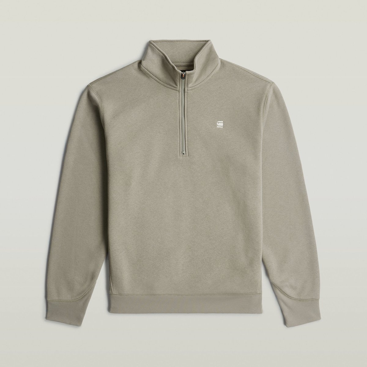 G-Star Premium core half zip r sw ls Heren Sweaters Elephant Skin