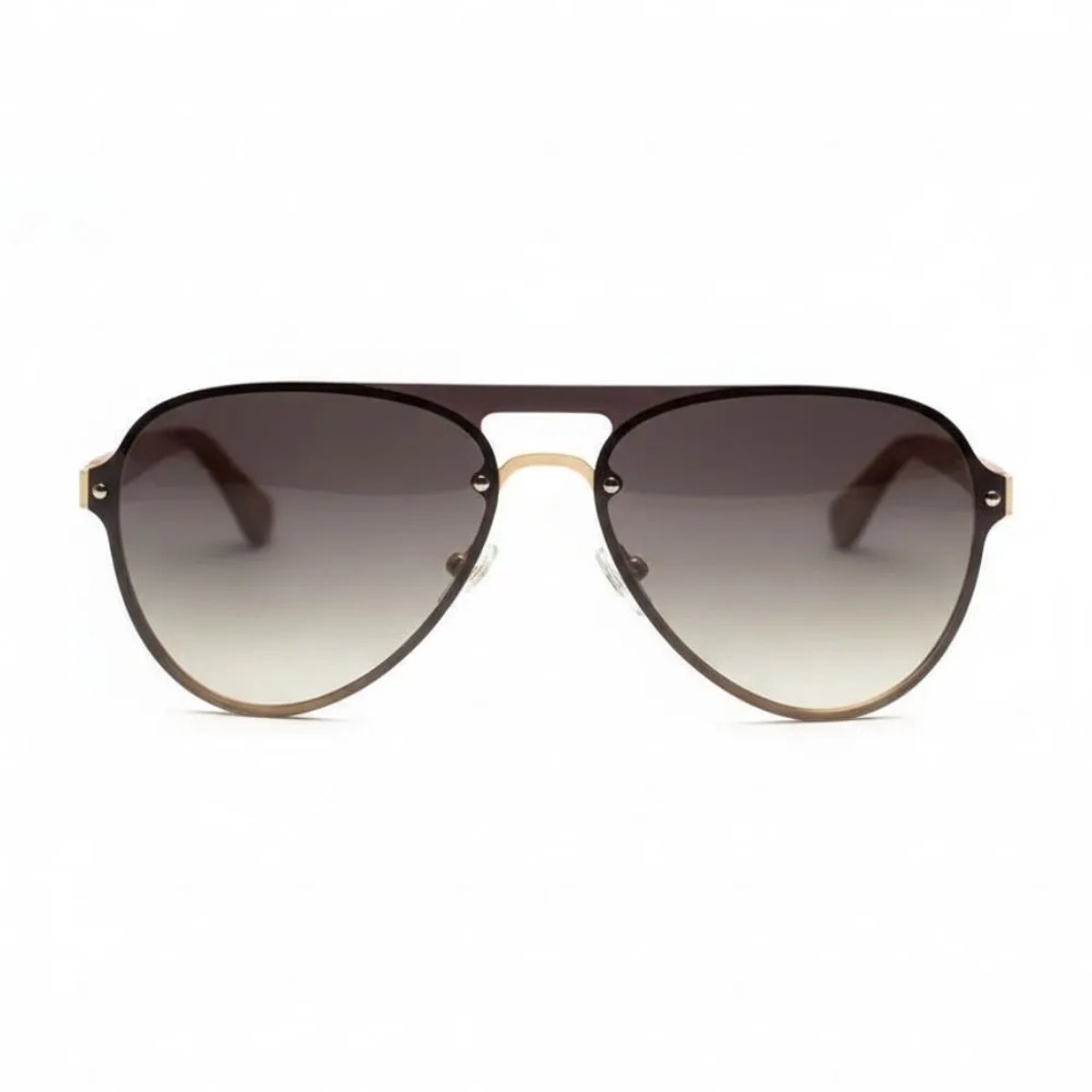 Wooda® Zonnebril Aviator – Goud – Gepolariseerd – Wooda Cala Blanca Verde Dégradé