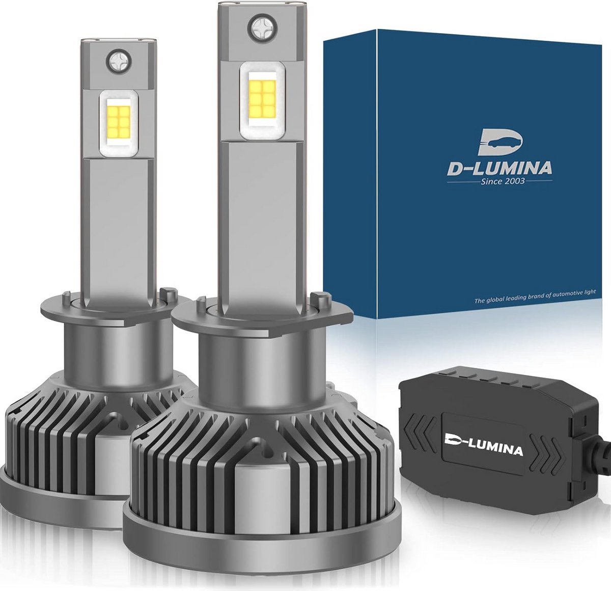 H1 LED Autolamp Conversie 120W 22.000LM 6000K Wit Set van 2 Stuks