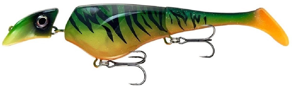 Headbanger Shad 16cm 29gr Suspending Firetiger Stealth