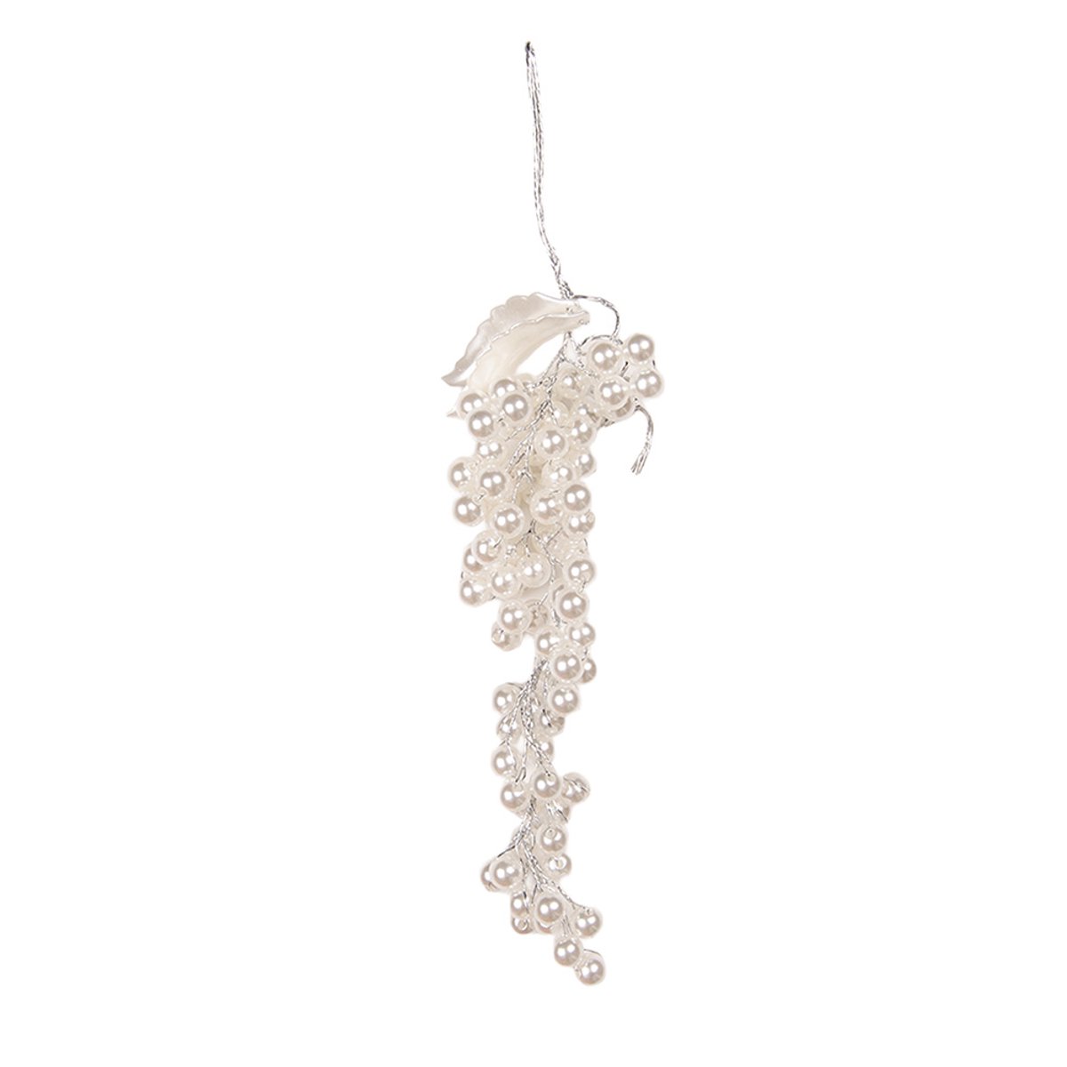 Clayre & Eef Hanger 4x2x15 cm Wit Kunststof