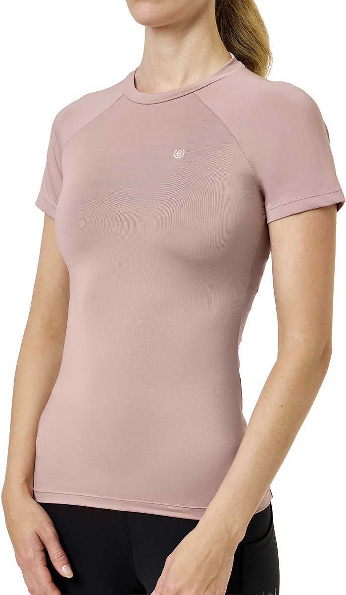 Equestrian Stockholm Shirt Equestrian Stockholm Dynamic Midsummer Blush Lichtroze | Maat: M | Paardrijshirt - M