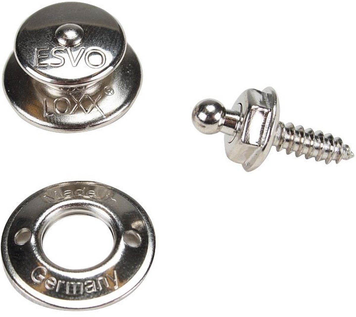 Set Tenax / Loxx losse knoppen en zelftappers, 10 stuks