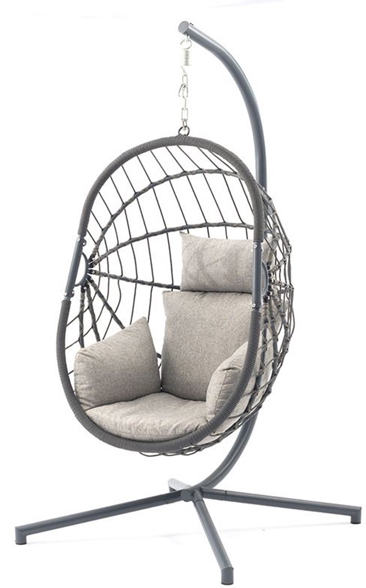 Sens-Line Lisa hangstoel - Metaal - 103cm - Zwart