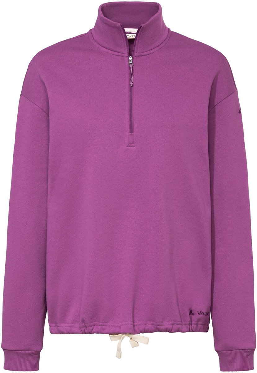 VAUDE Redmont HZ trui trui dames outdoor sporttrui niet-waterdicht niet winddicht zonder capuchon loszittend Roze
