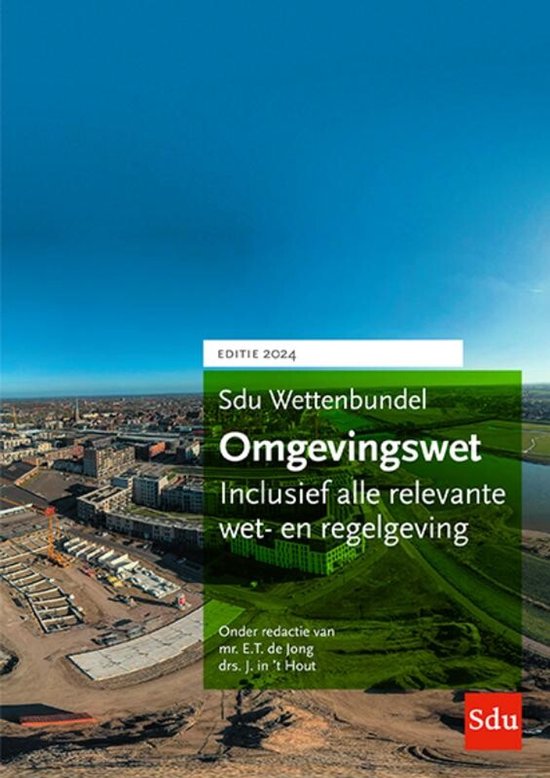 Educatieve wettenverzameling - Wettenbundel Omgevingswet Edi ... - cover