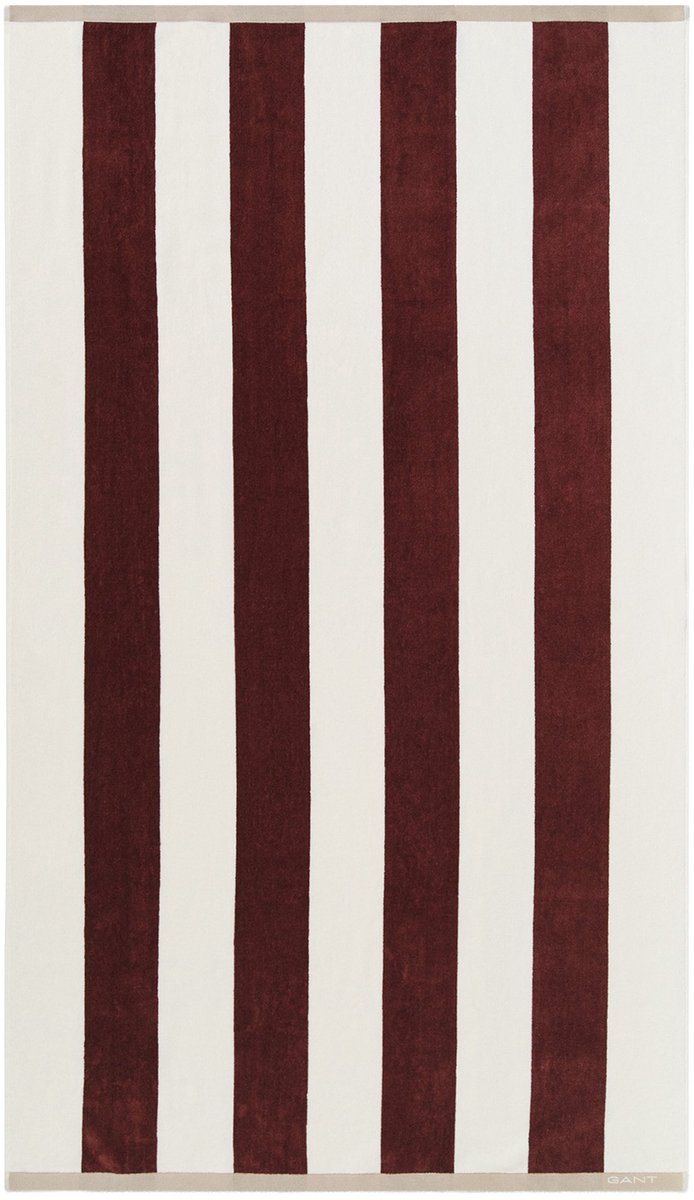 GANT Strandlaken STRIPE BEACH TOWEL 100x180 Set van 1
