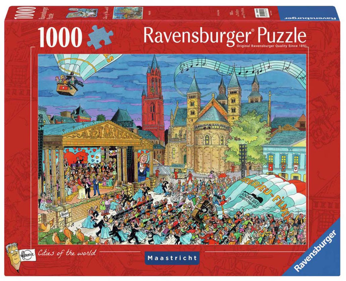 Ravensburger puzzel Fleroux Maastricht - Puzzel - 1000 stukjes - Vanaf 12 jaar — afbeelding 3