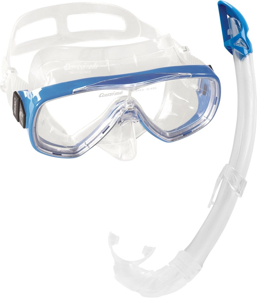 Snorkelset Volwassenen met Breed Gezichtsveld en Comfortabele Snorkel
