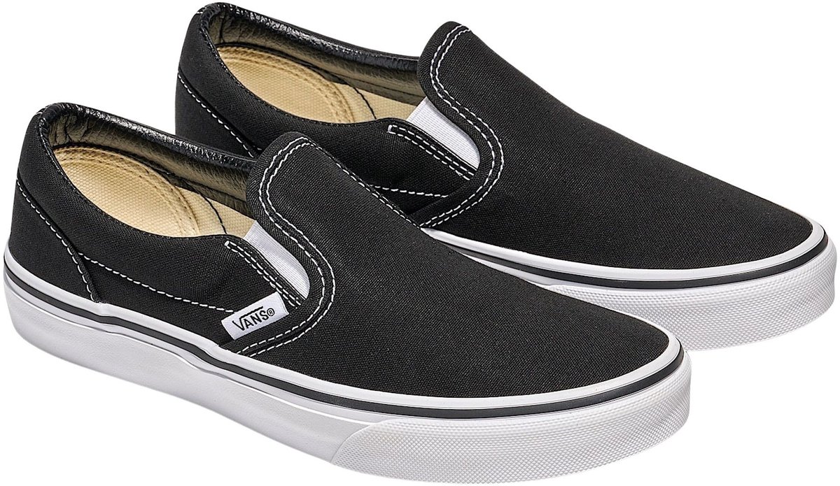 Vans Classic Slip-On Sneakers Junior Zwart