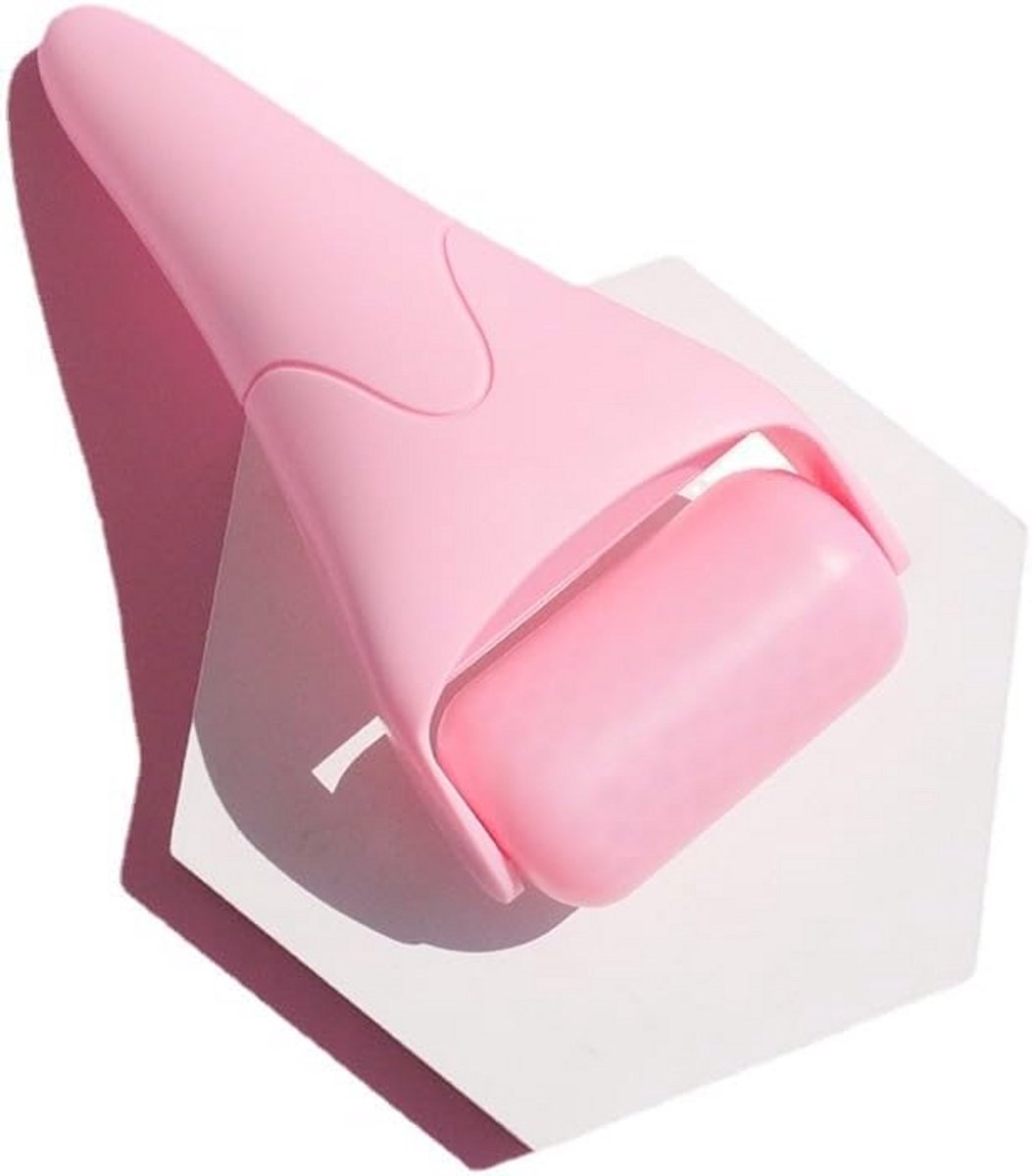 IJs Gezichtsmassage Roller voor Zwelling en Ontspanning - Roze Gezichtsgereedschap