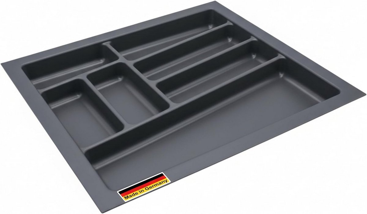 Grote Multifunctionele Bestekbak Grijs voor Keukenlade Organizer 48x44 cm