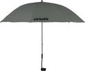 VirtuFit Parasol Universel Pour Chaise De Camping - Protection Solaire Pivotante 360° Gris