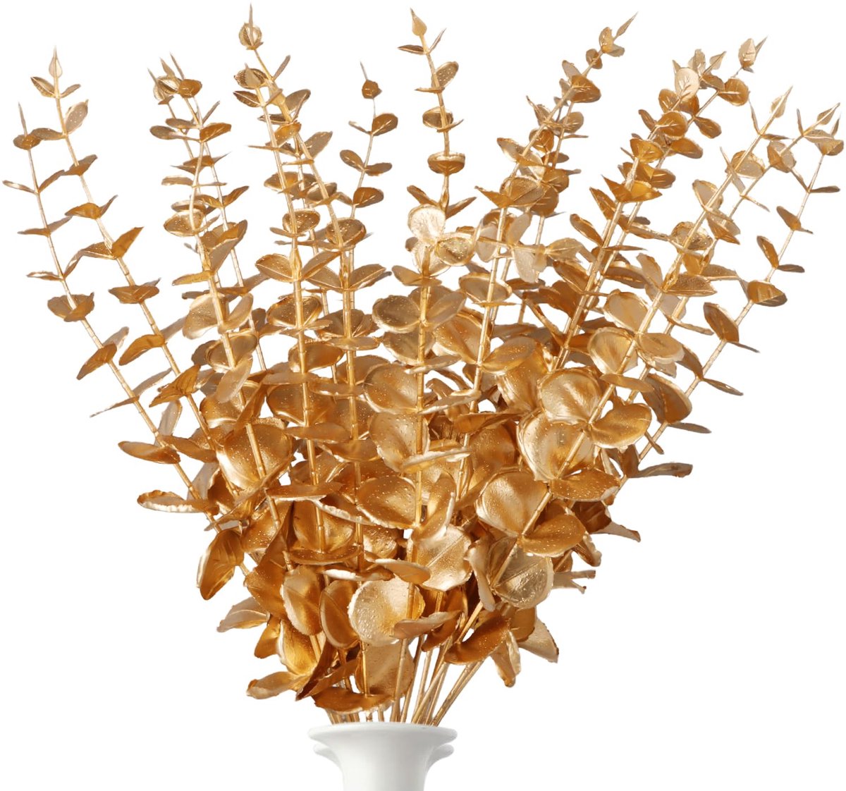 Gouden Eucalyptus Stelen - Scheidingsstelen - 20 Stuks 38 cm