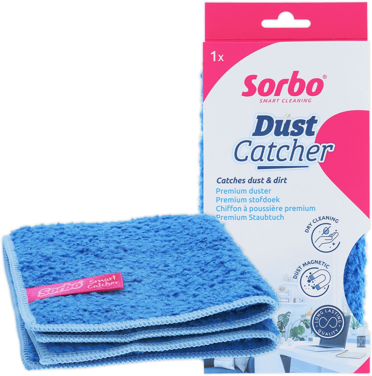 Sorbo Dust Catcher - Microvezel Stofdoek - Vangt Stof, Haar, Kruimels