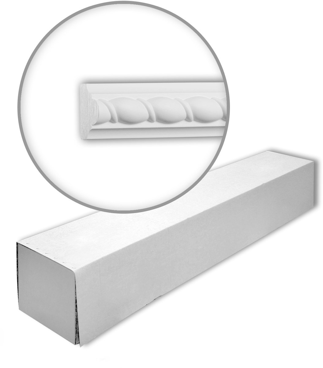 Profhome 151353 1 doos 28 stukken Wandlijst 56 m