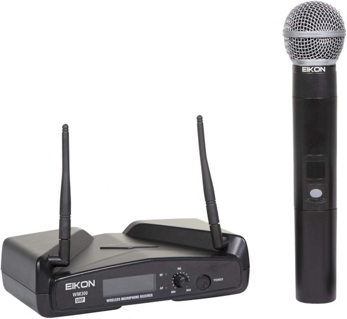 Draadloze Microfoon - Zender Set - Live Optredens - 3 Vaste Frequenties - 30 Meter Bereik - Zwart