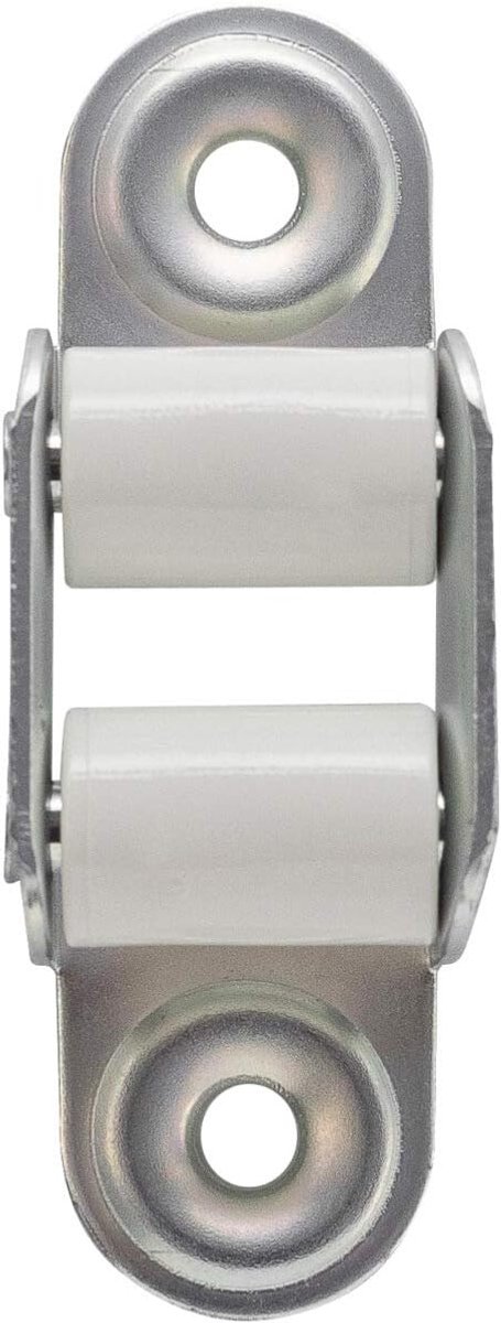 Gordelgeleider Mini - Rolband Gids - Rolluik Reparatie - Met 2 Wieltjes - 14 mm Bandbreedte - Wit