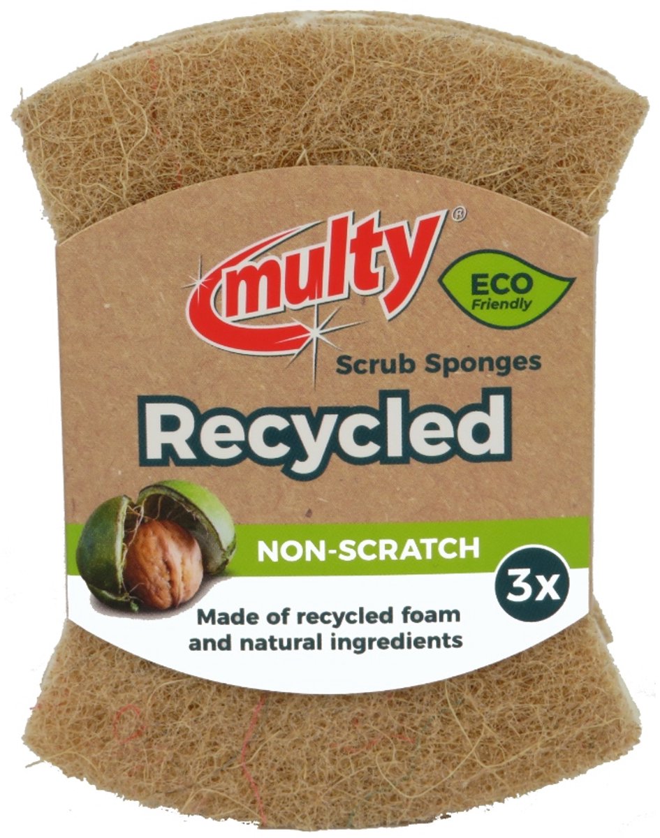 Multy schuursponsen - 3st - Gerecycled - ECO