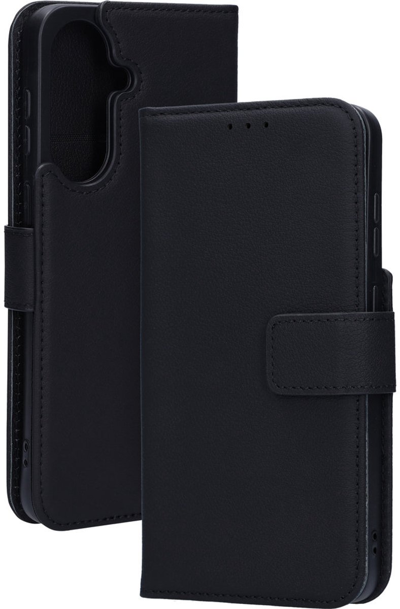 Mobiparts Leather Wallet Case geschikt voor Samsung Galaxy A37 - Zwart