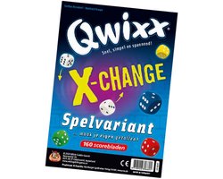 White Goblin Games - Qwixx: X-Change - Dobbelspel - 2 tot 5 spelers - Strategisch spel - Extra score