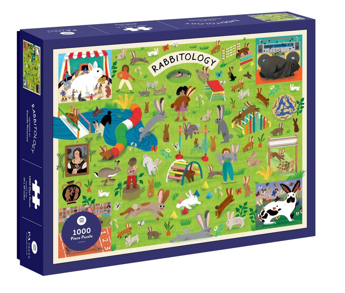 Rabbitology 1000 Piece Puzzle